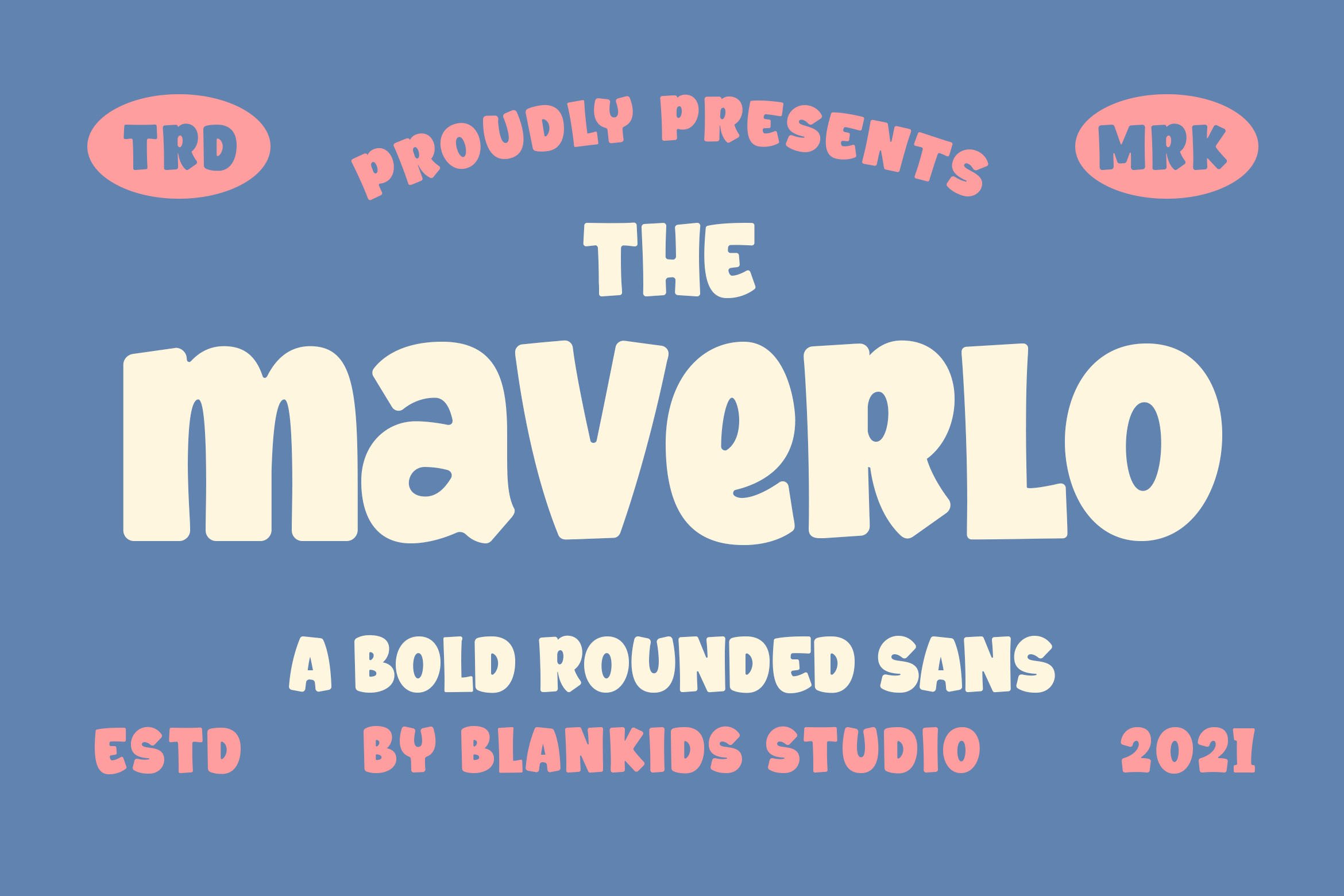 Maverlo a Bold Rounded Sans Font cover image.