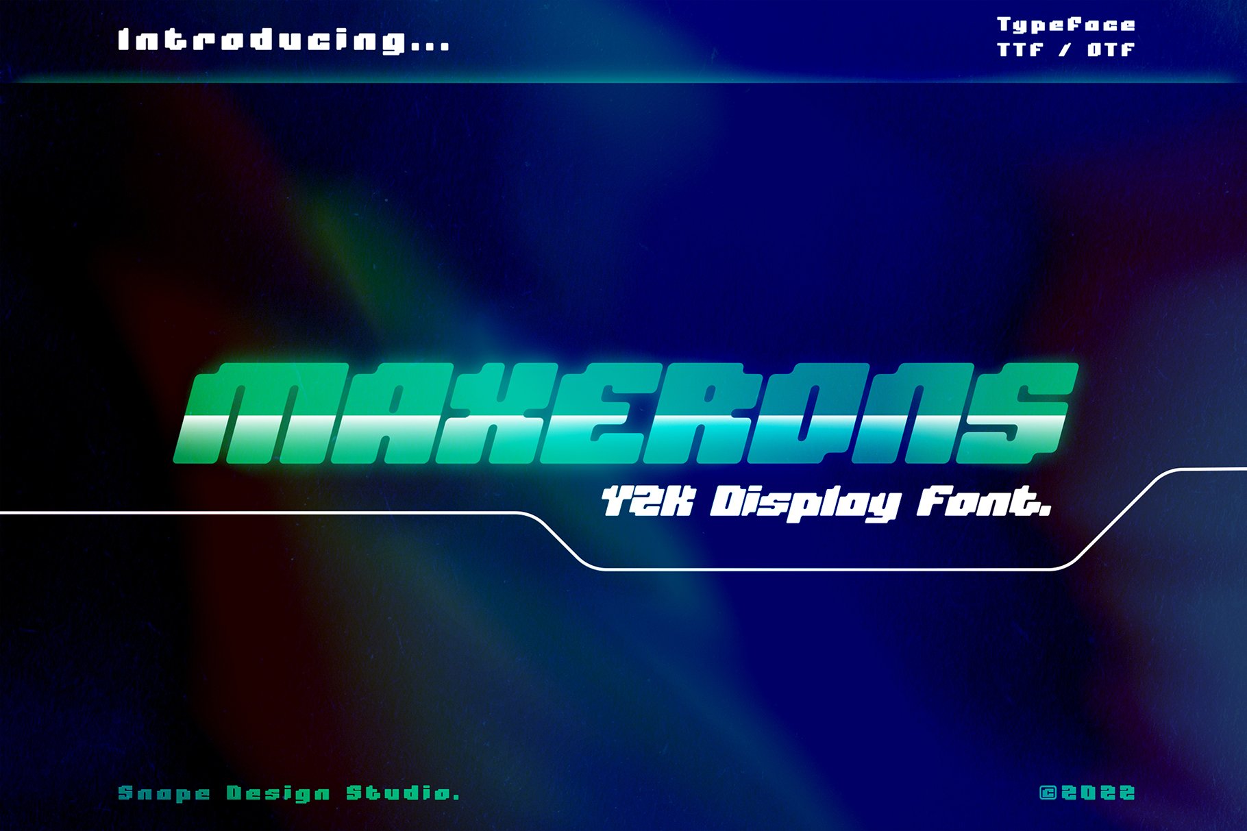 Maxerons - Y2K Font cover image.