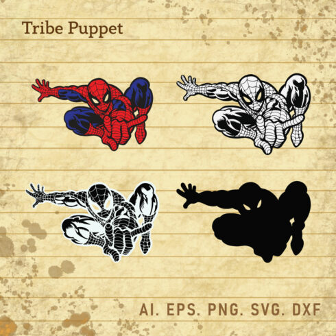 Spider Man SVG cover image.