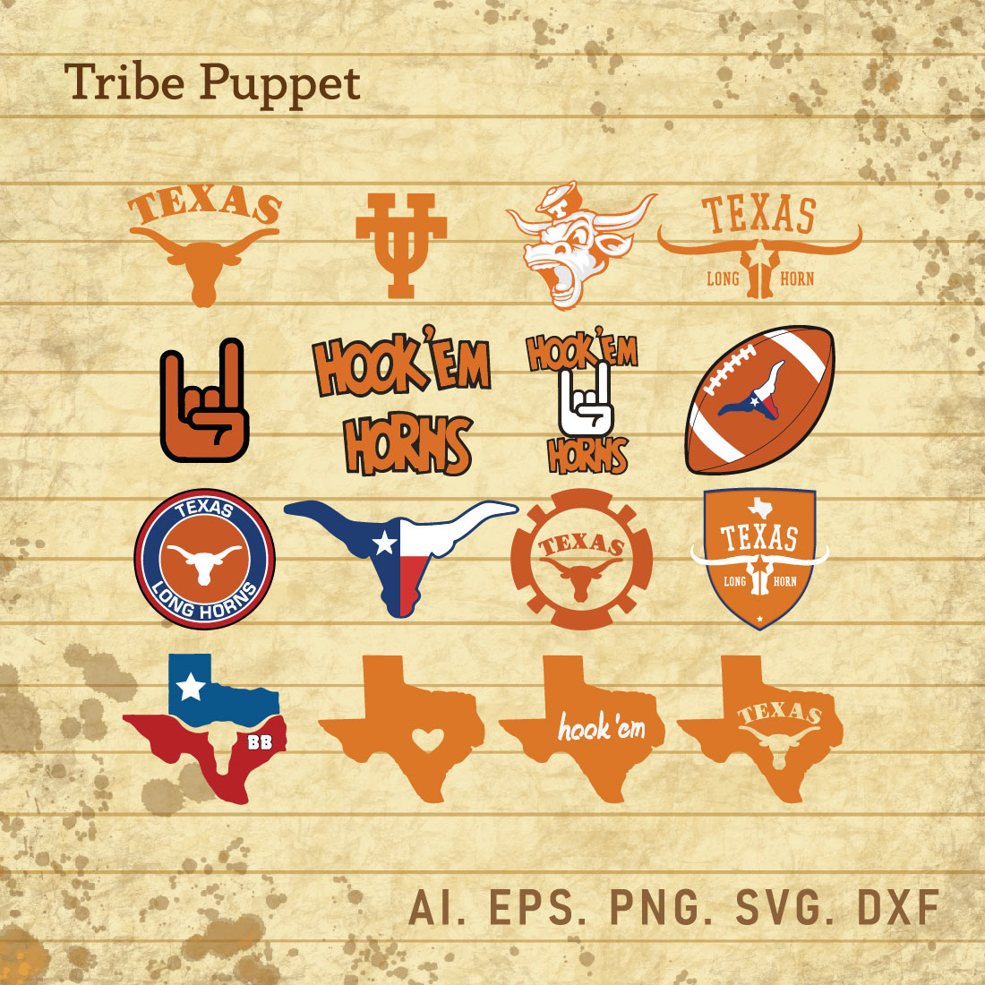 Texas Longhorns Logo SVG cover image.