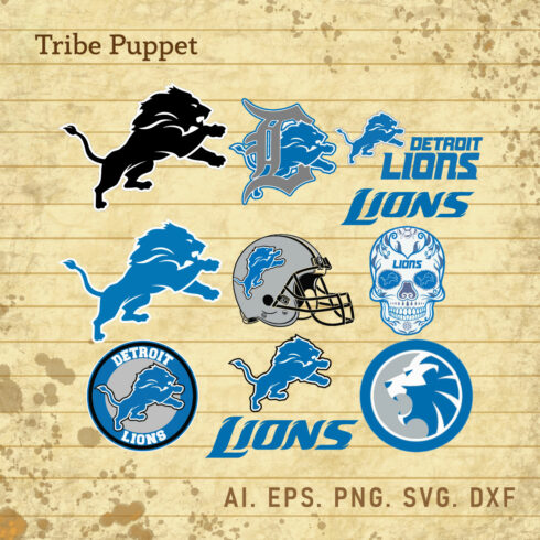 Detroit Lions Logo Svg cover image.