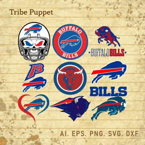 Buffalo Bills Vector set cover image.