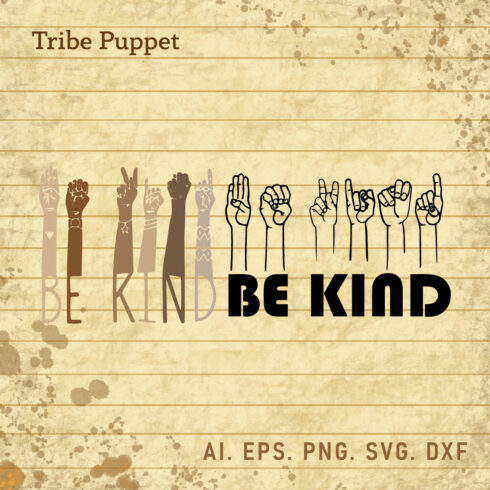 Be Kind Vector Set cover image.