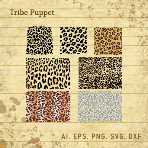 Leopard Print Pattern SVG cover image.