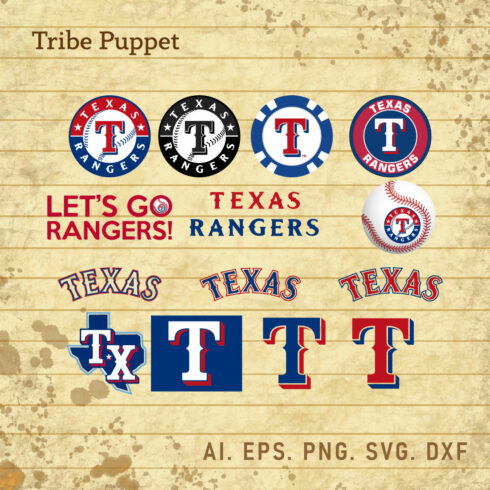 Texas Rangers Logo SVG cover image.