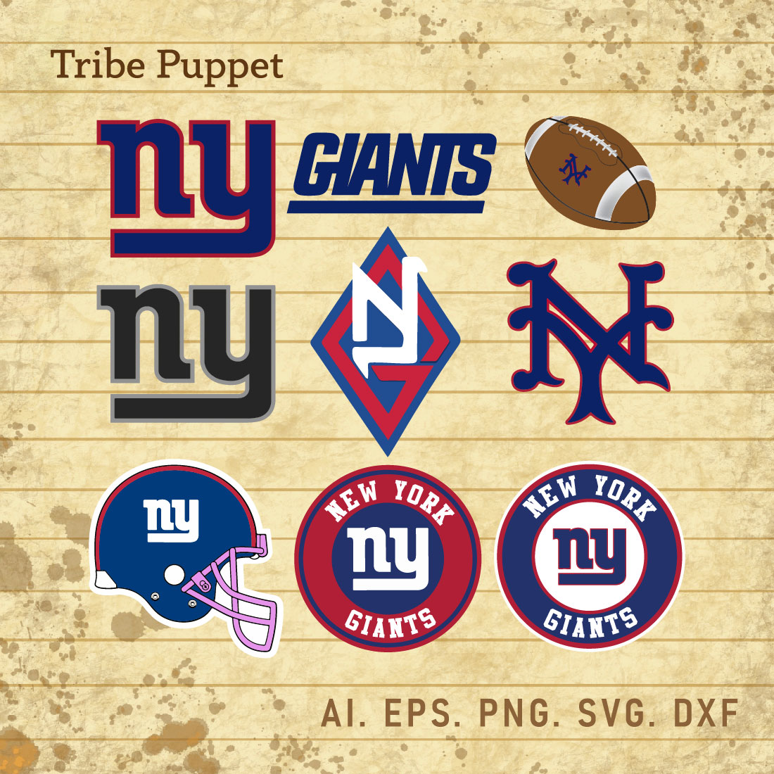 New York Giants Logo SVG cover image.