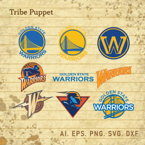 Golden State Warriors Logo SVG Set cover image.