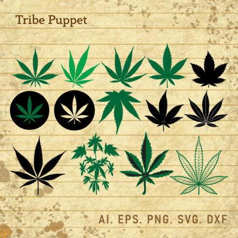 Cannabis Vector Set cover image.