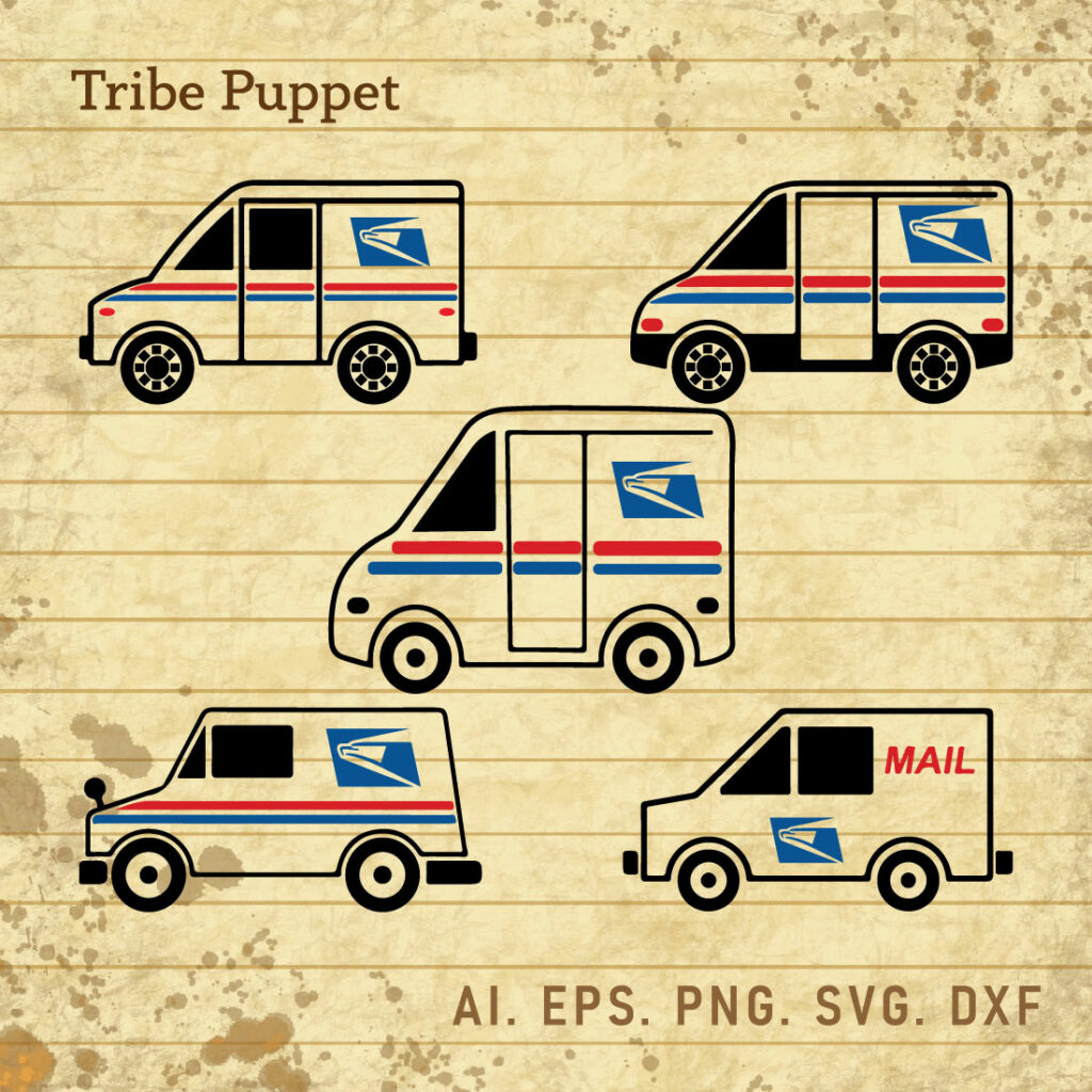 Mail Truck SVG MasterBundles