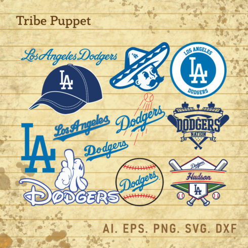 La Dodgers Logo SVG cover image.