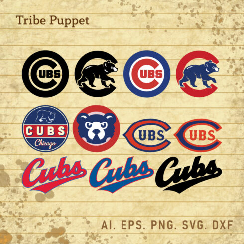 Chicago Cubs Logo Vector Set cover image.