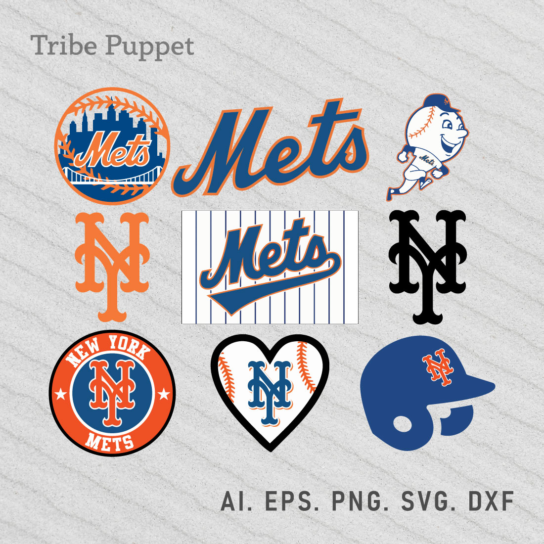 New York Mets Logo SVG preview image.