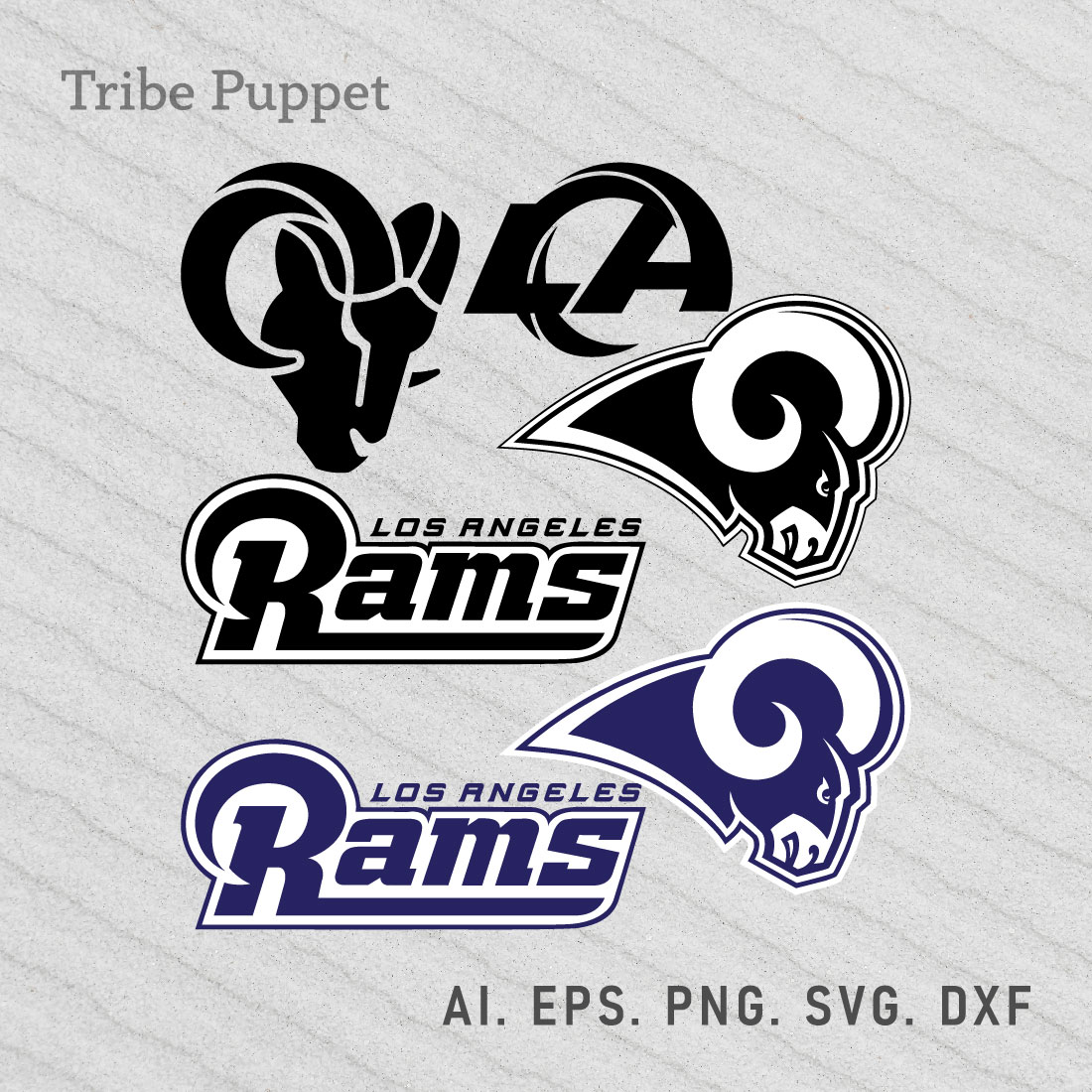 Los Angeles Rams SVG preview image.