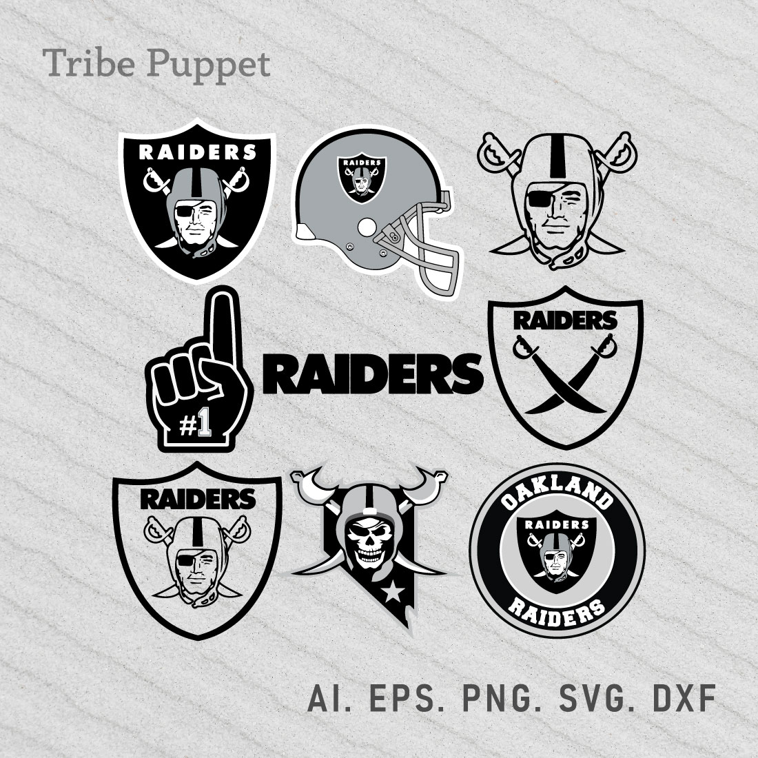 Oakland Raiders SVG preview image.