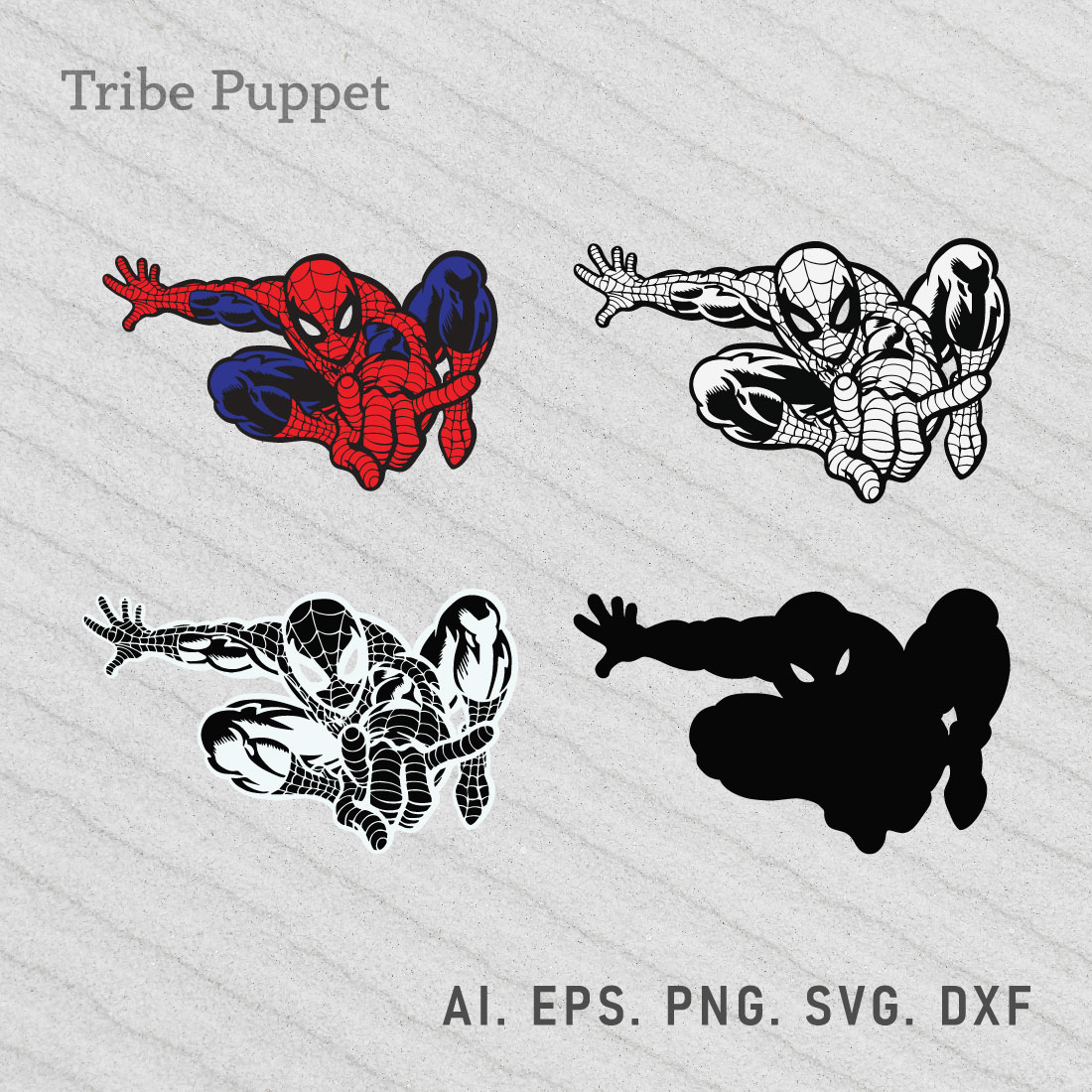 Spider Man SVG preview image.
