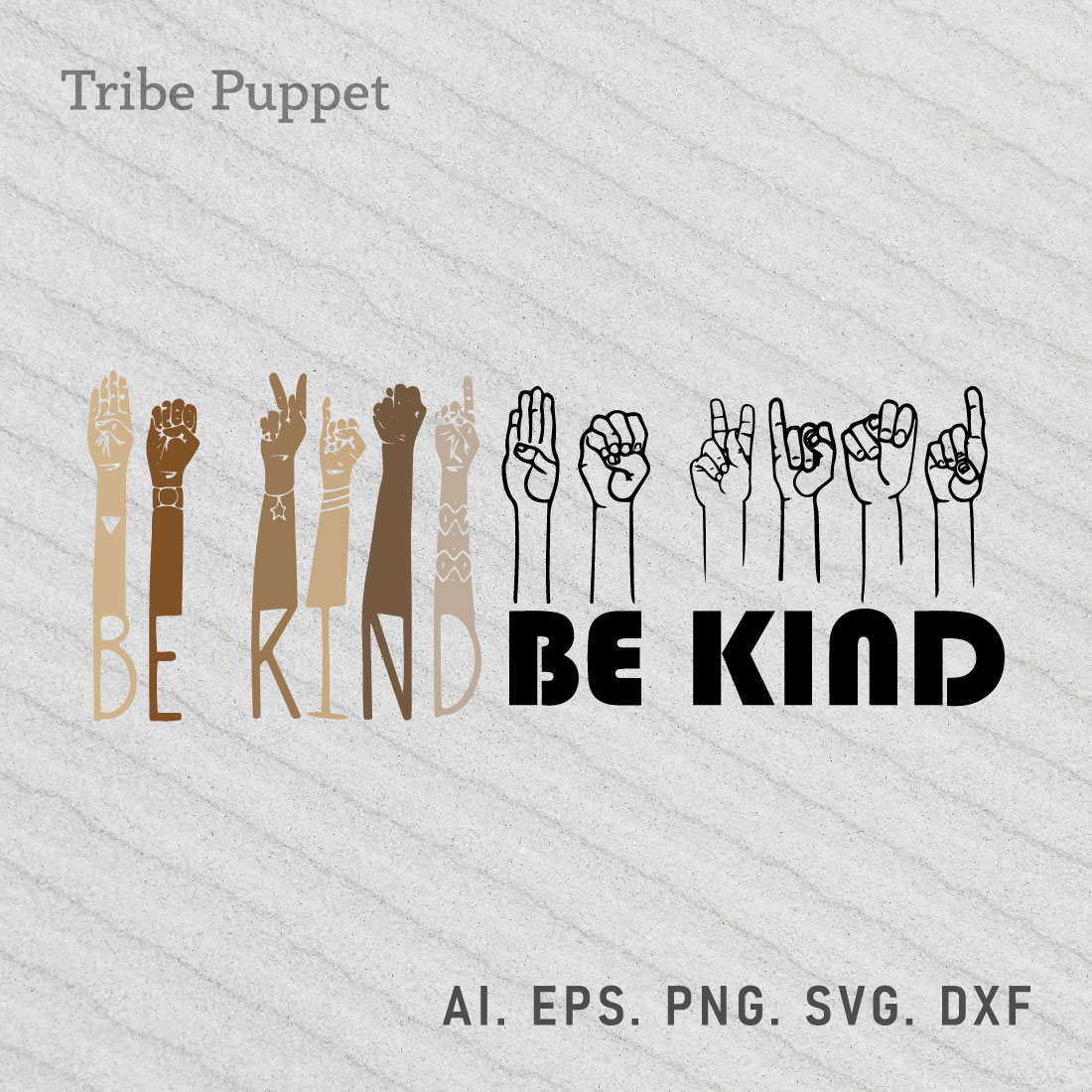 Be Kind Vector Set preview image.