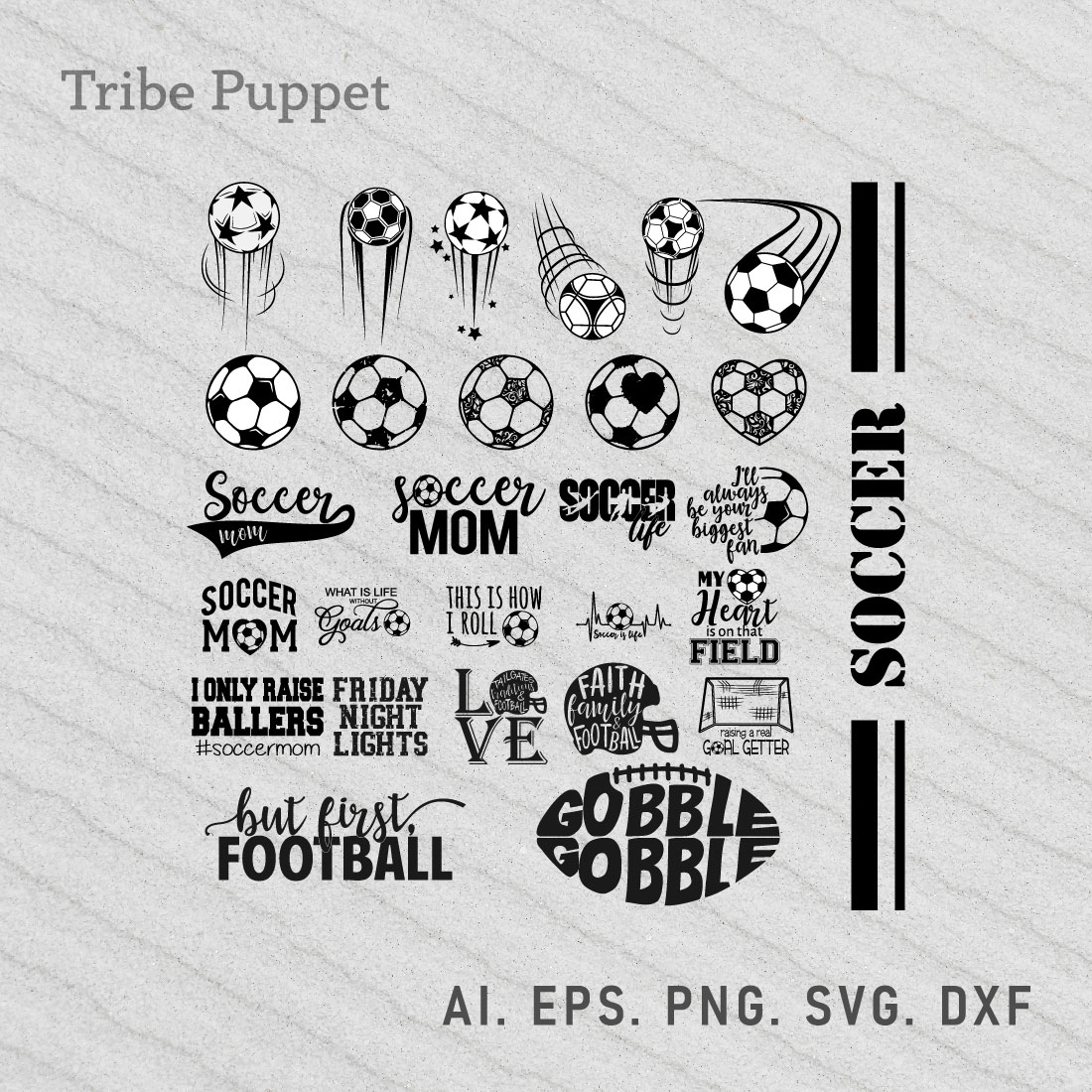 Soccer SVG preview image.