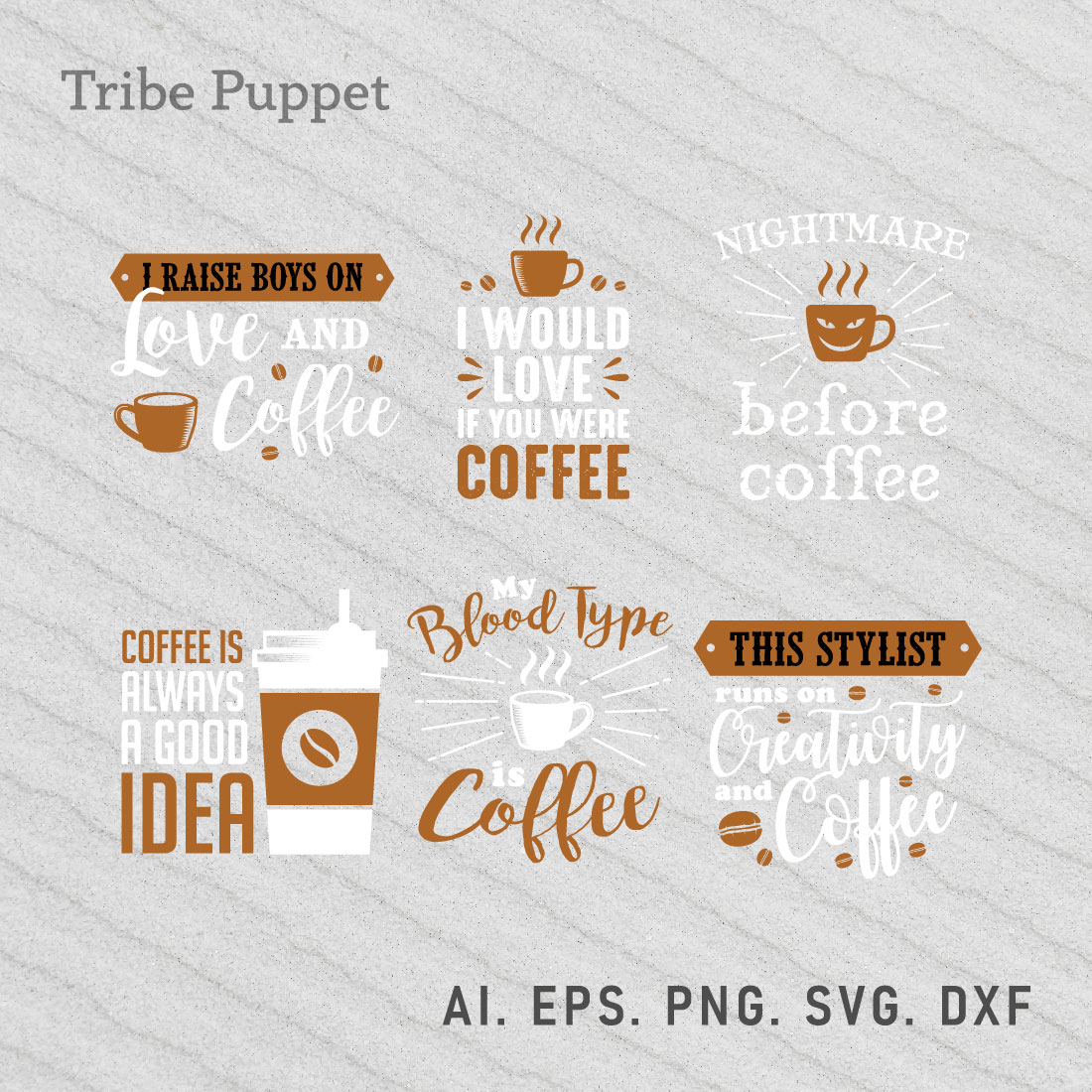 Coffee Quotes Typography 2 preview image.