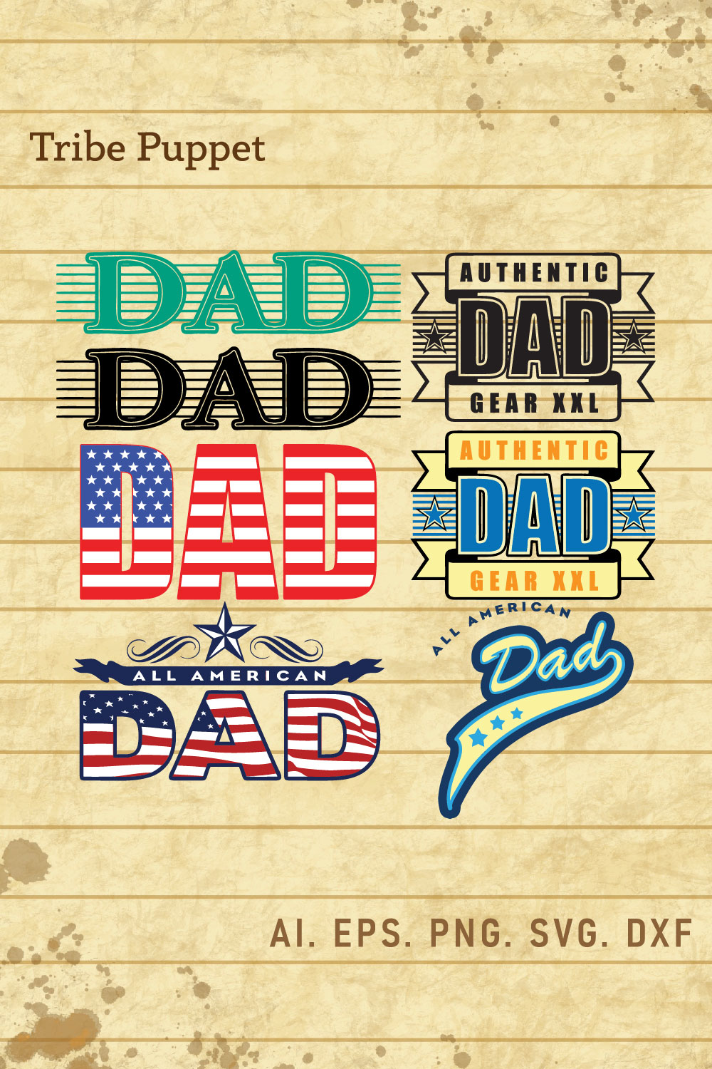 American Dad Typography pinterest preview image.