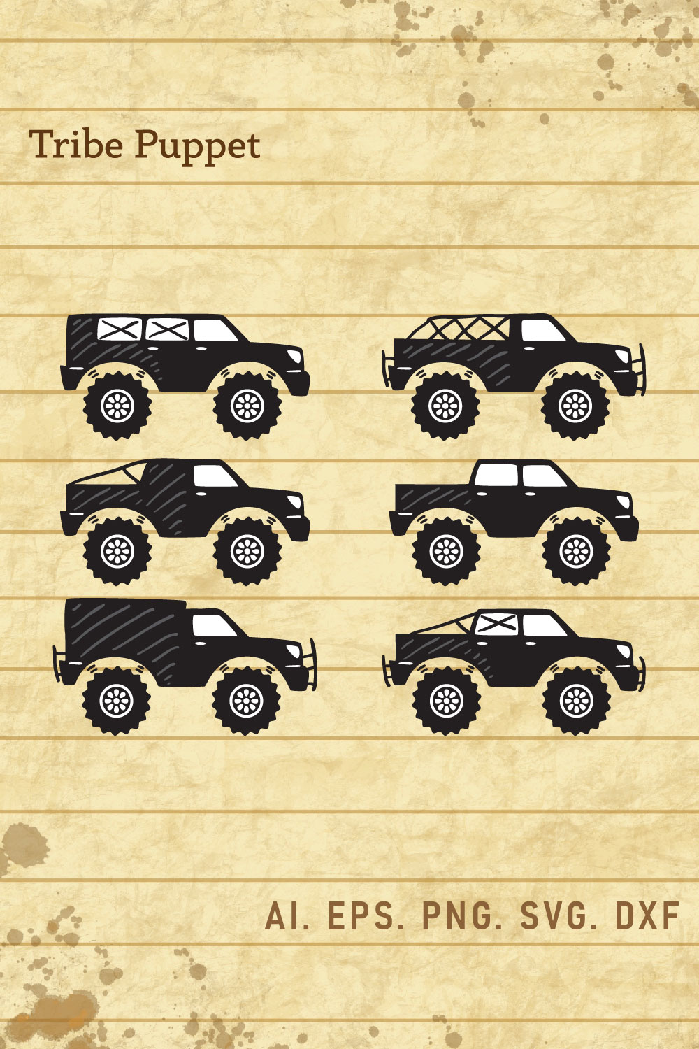 Offroad SVG pinterest preview image.