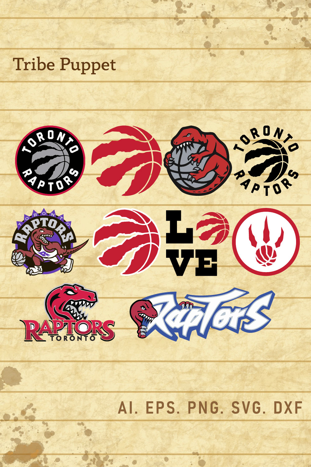 Toronto Raptors Logo SVG pinterest preview image.