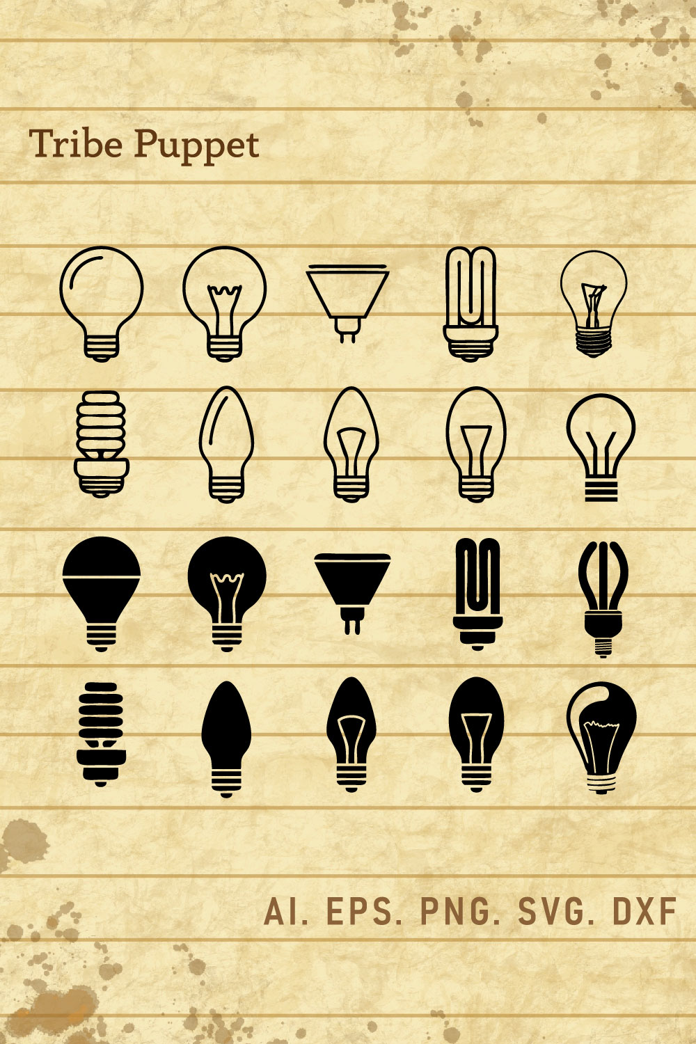 Light Bulb pinterest preview image.