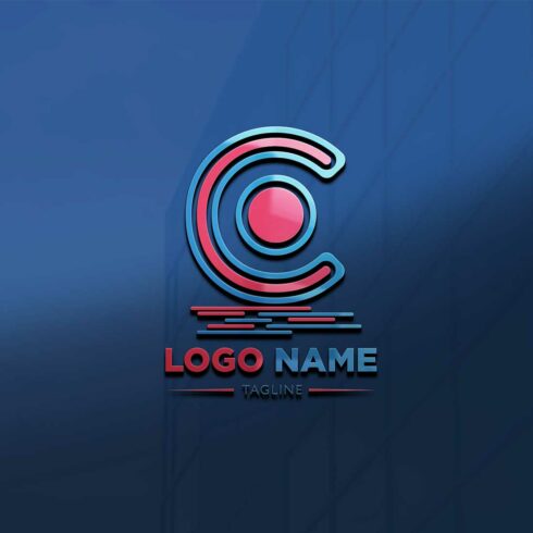 C Letter Logo Template cover image.