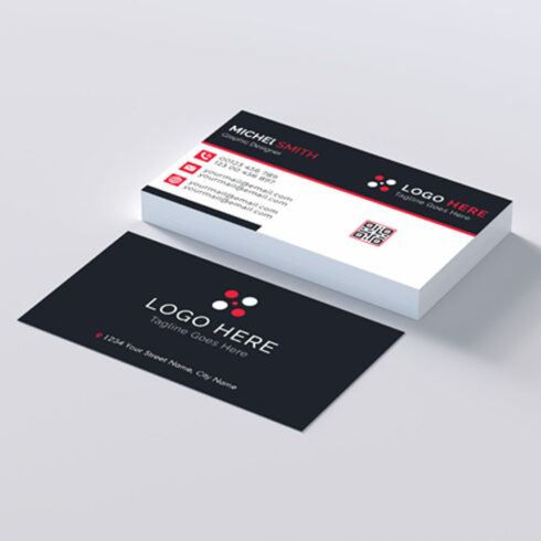 Modern Business Card Template Design cover image.