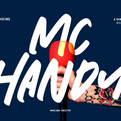 Mc Handy Handwritten Display Font cover image.