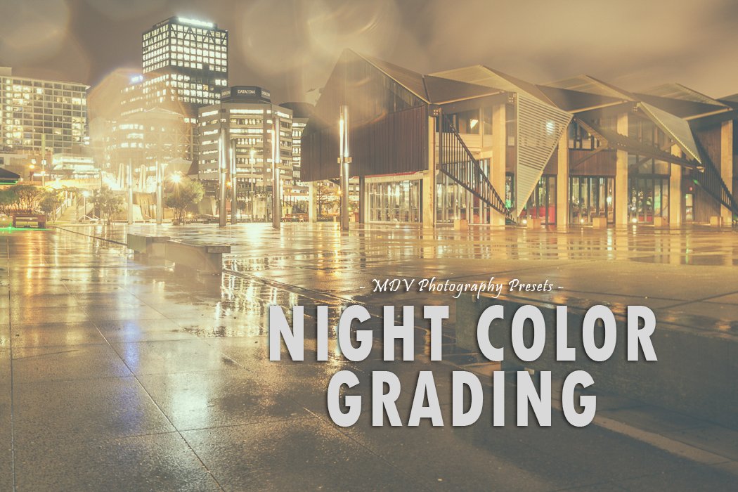 Night Color Grading - LR presetscover image.