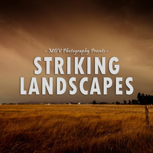 Striking Landscapes - LR presetscover image.