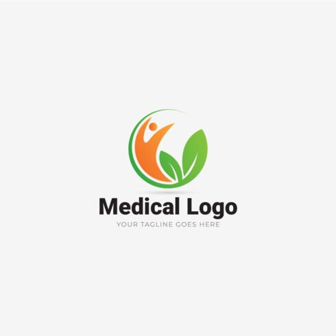 Nature pharmacy herbal medicine logo design symbol cover image.