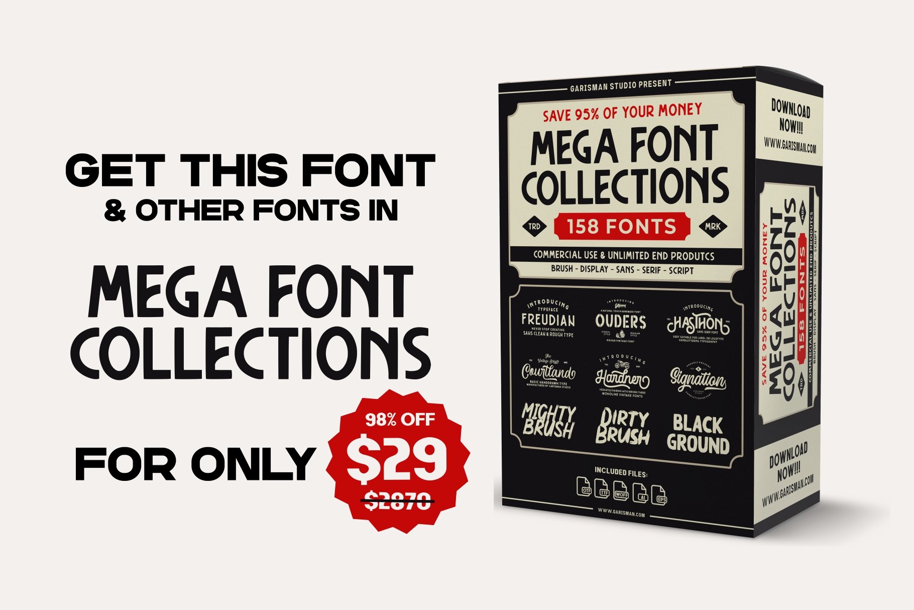 mega font collections 287