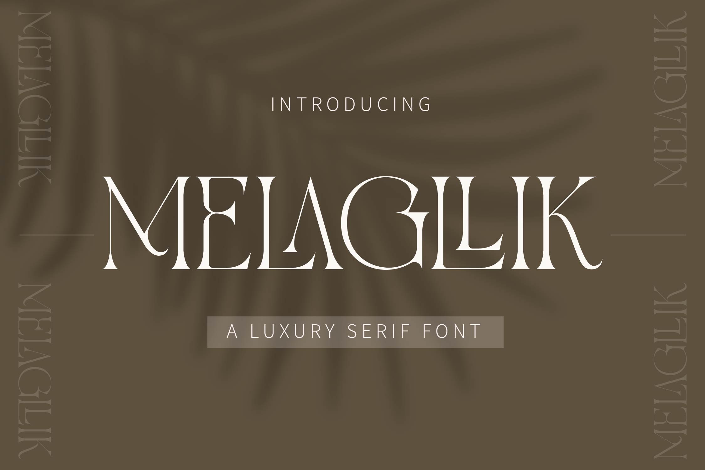 MELAGLLIK MODERN SERIF cover image.