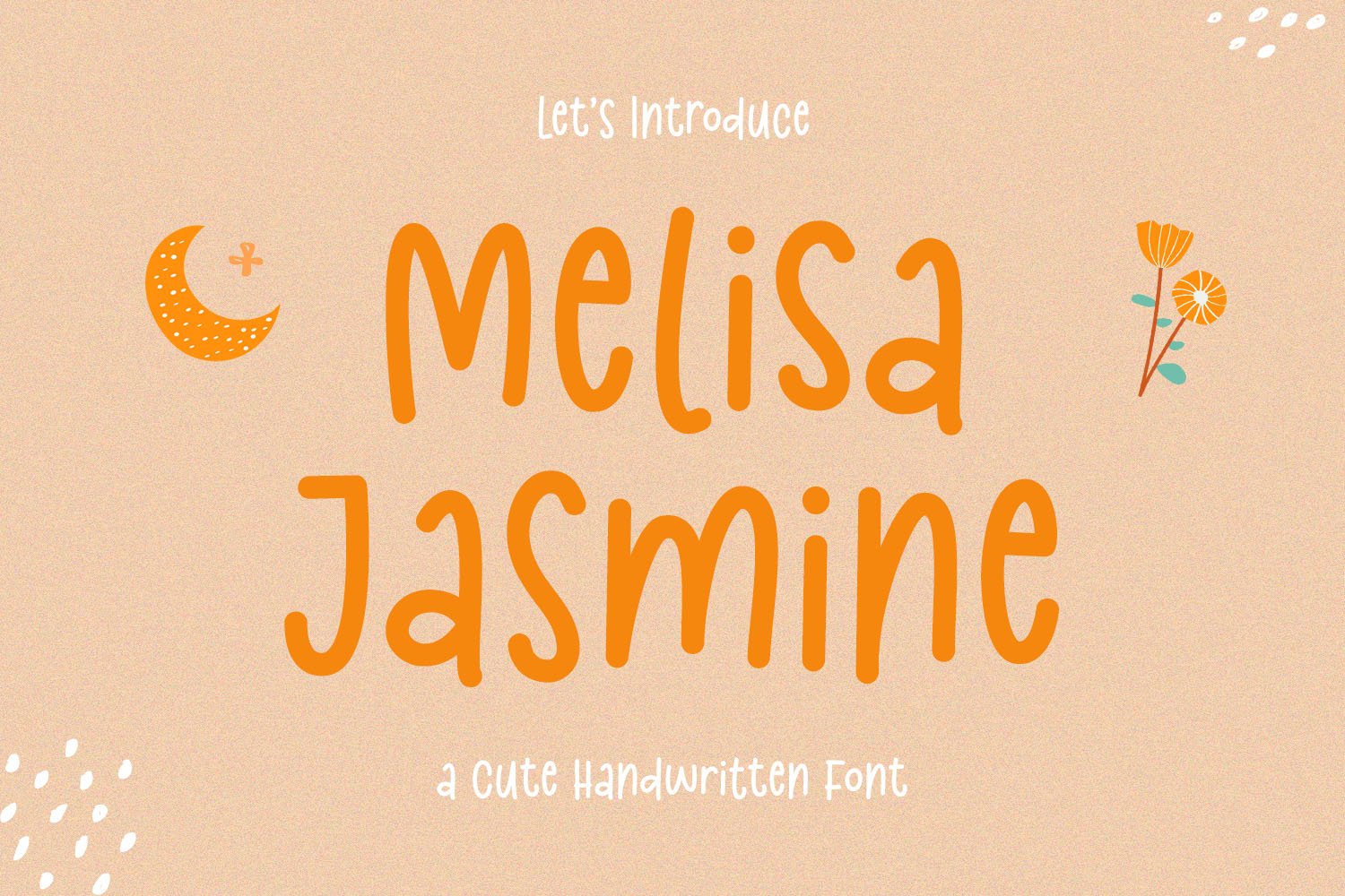 Melisa Jasmine Handwritten Font cover image.