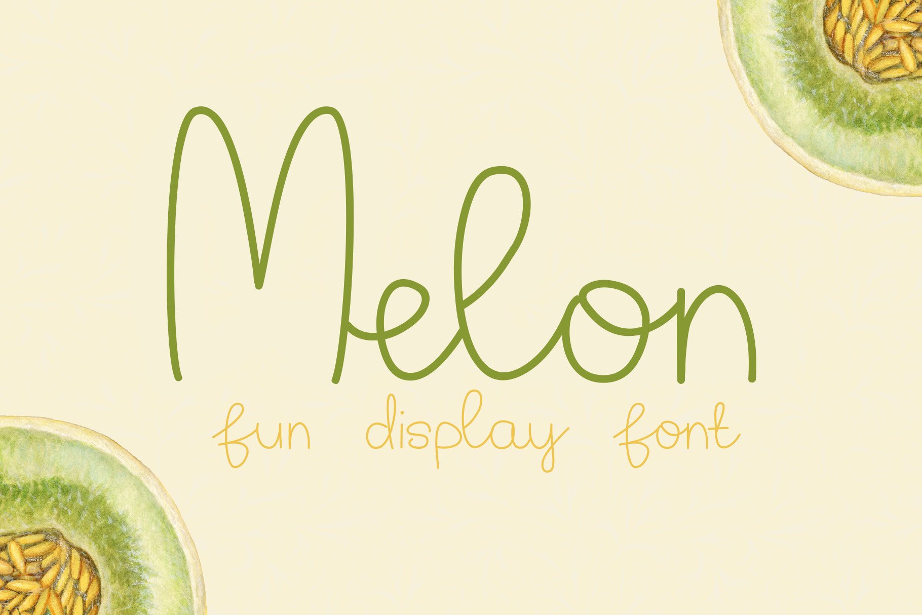 Melon - Fun Display Font cover image.