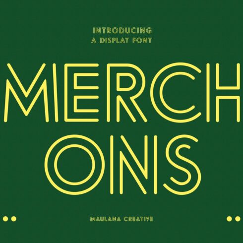 Merchons Sans Display Font cover image.