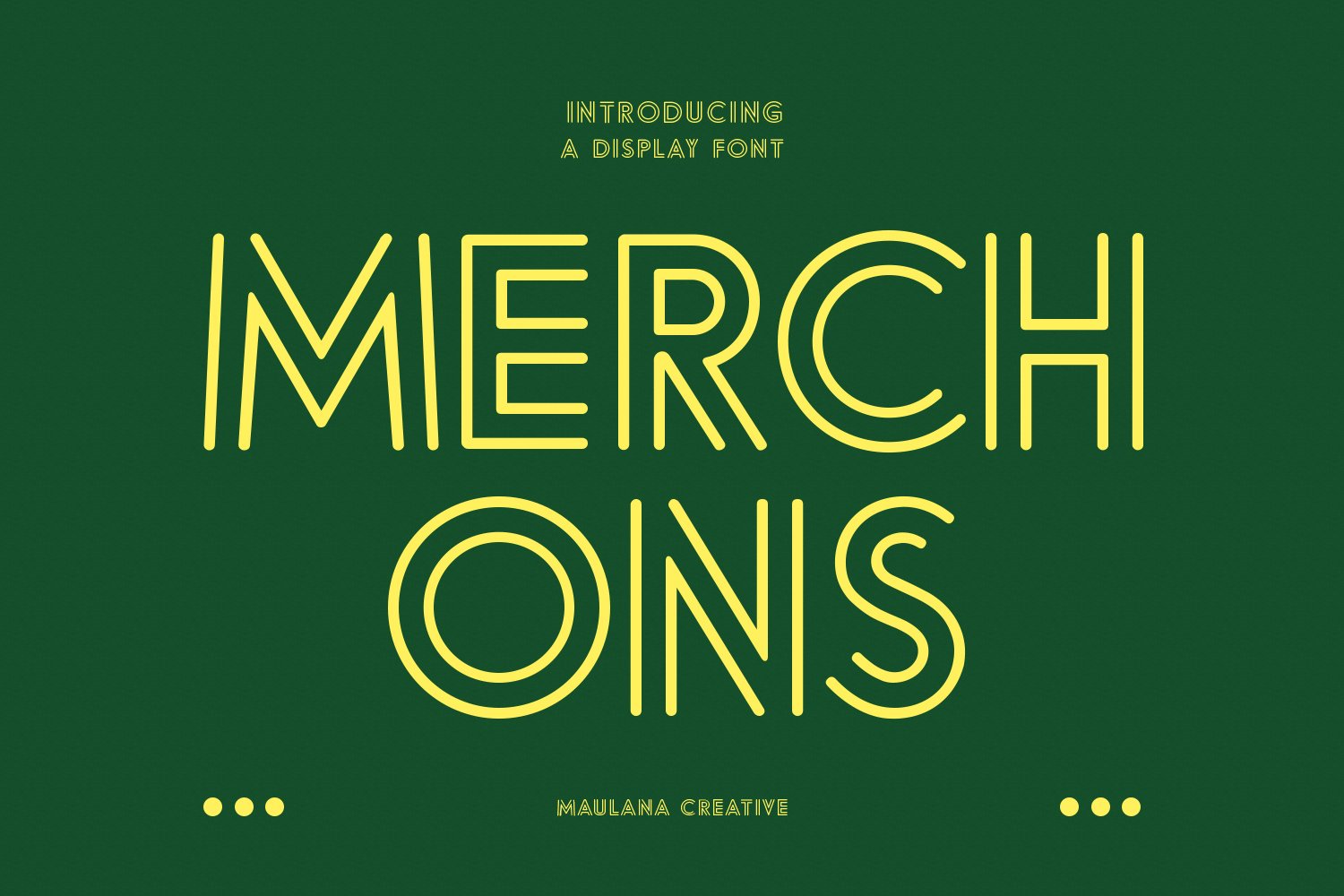 Merchons Sans Display Font cover image.