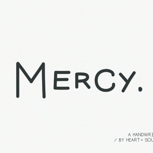 Mercy | Artsy Sans cover image.