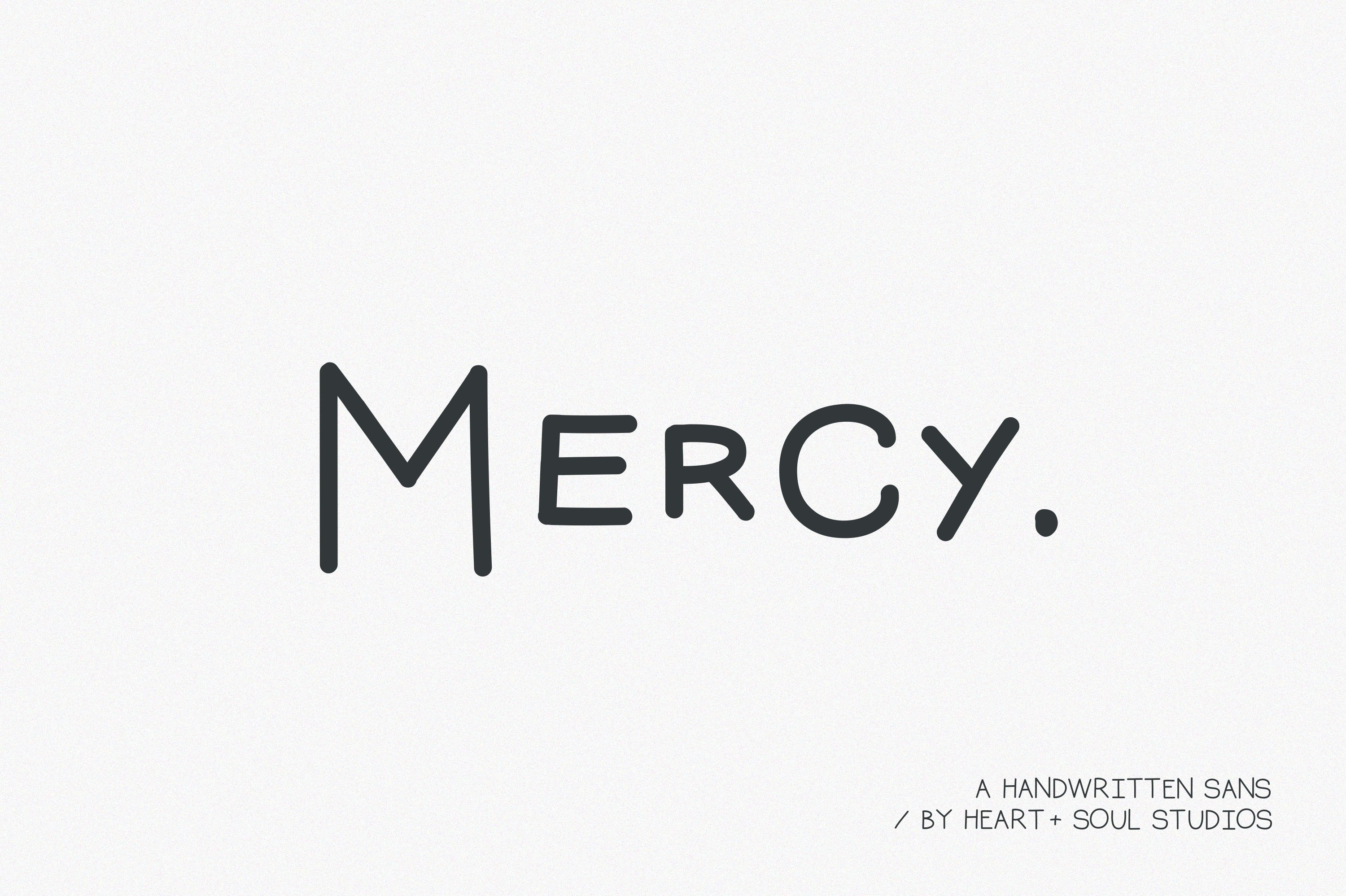 Mercy | Artsy Sans cover image.