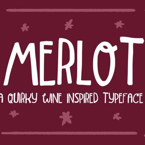 Merlot Font cover image.