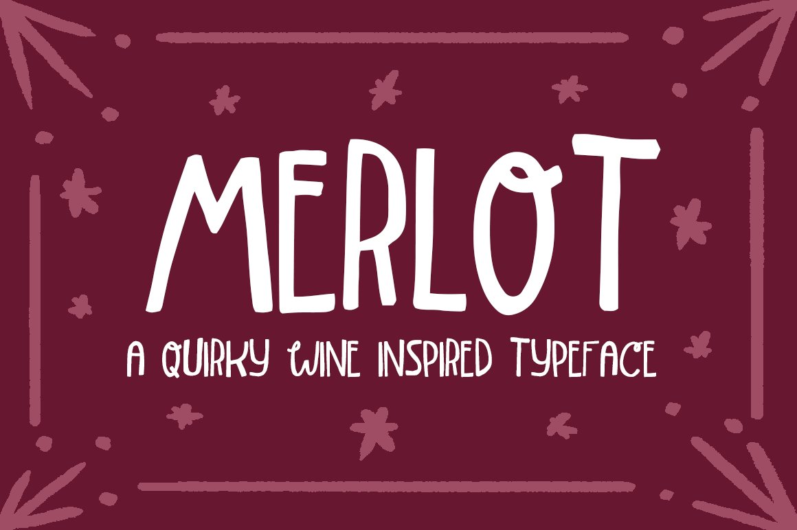 Merlot Font cover image.