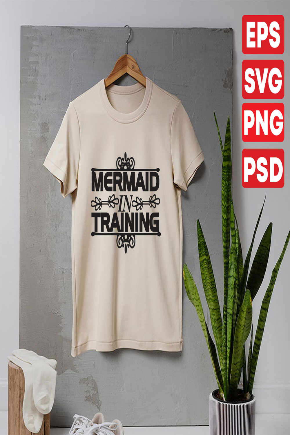 mermaid-in-training pinterest preview image.