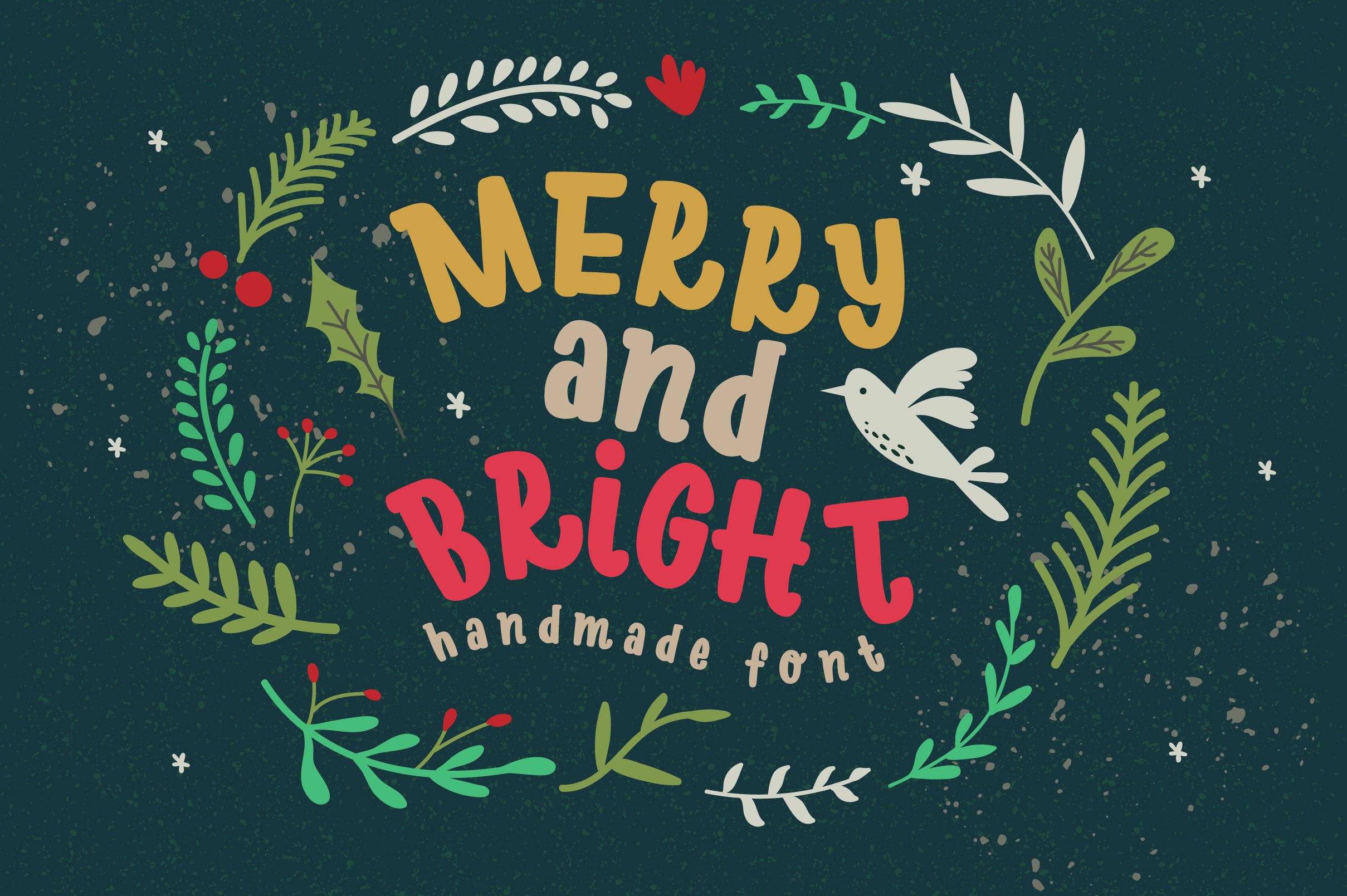Merry Bright Typeface cover image.