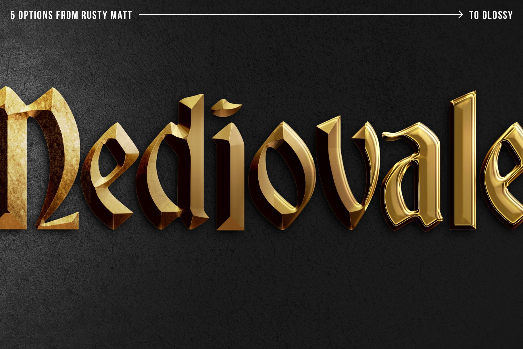 metallicon 3d cinematic text psd effect 5 998