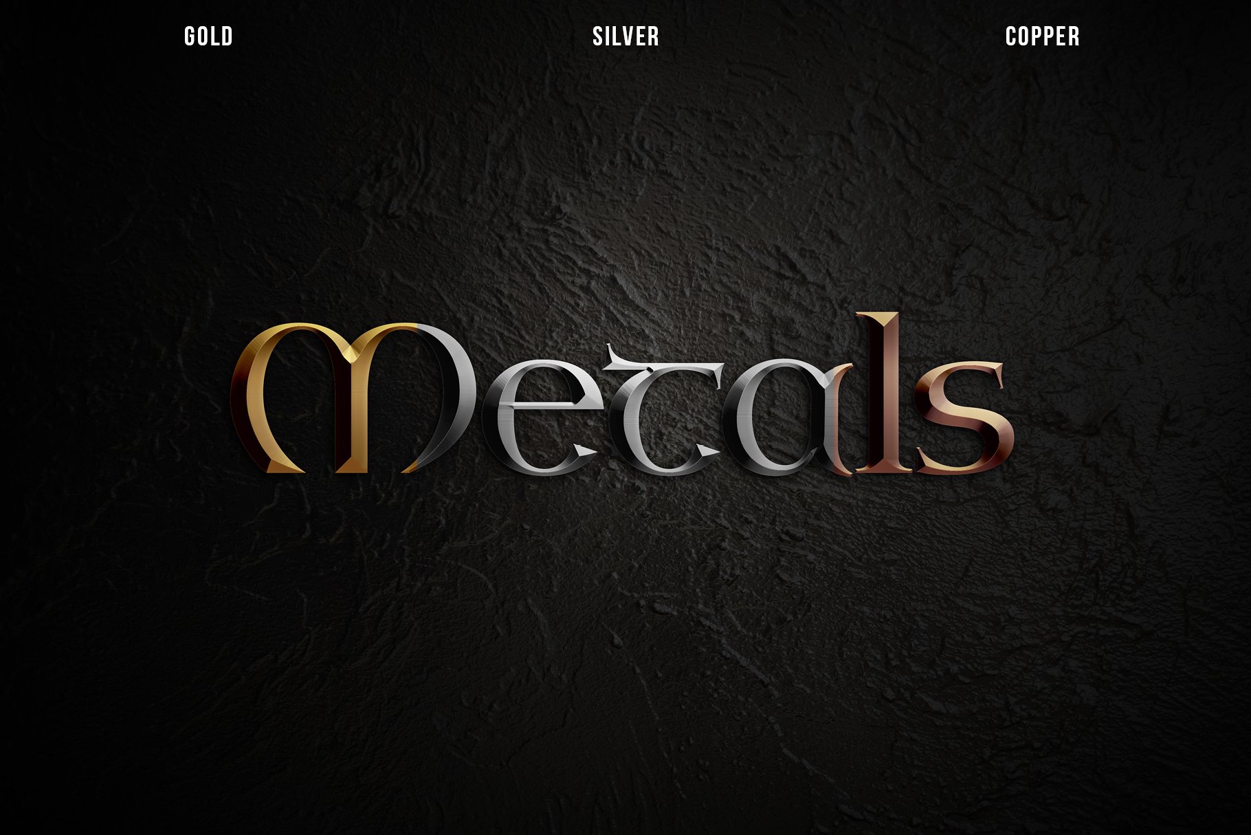 metallicon 3d cinematic text psd effect 7 249