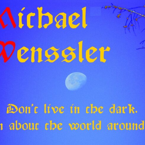 Michael Wenssler cover image.