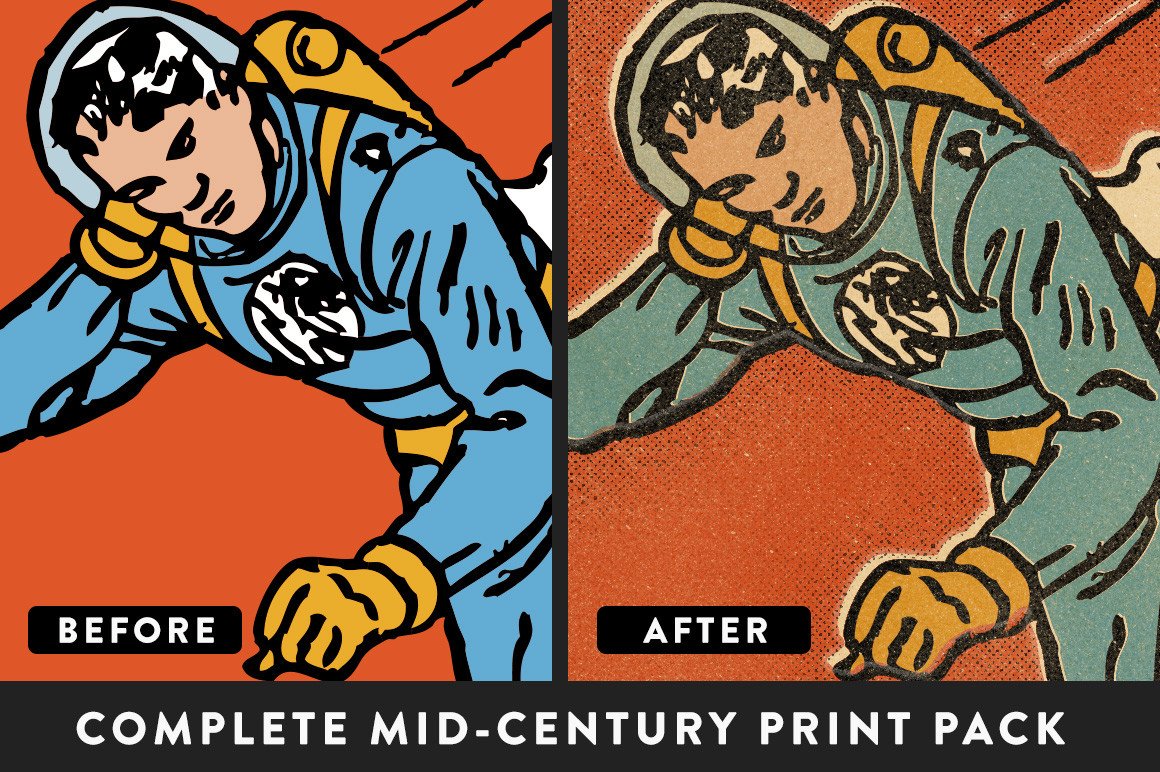 mid century print pack before and after 135
