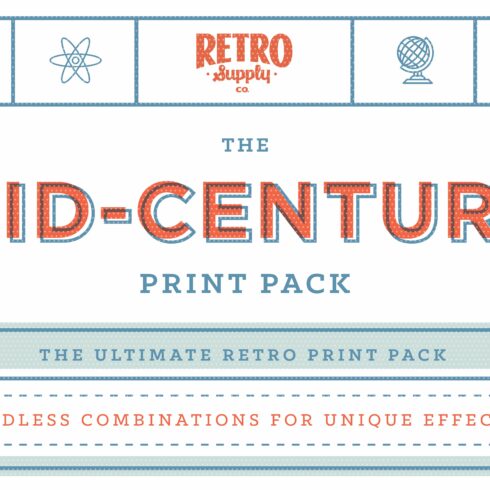 Mid-Century Print Pack | PSD Bundlecover image.