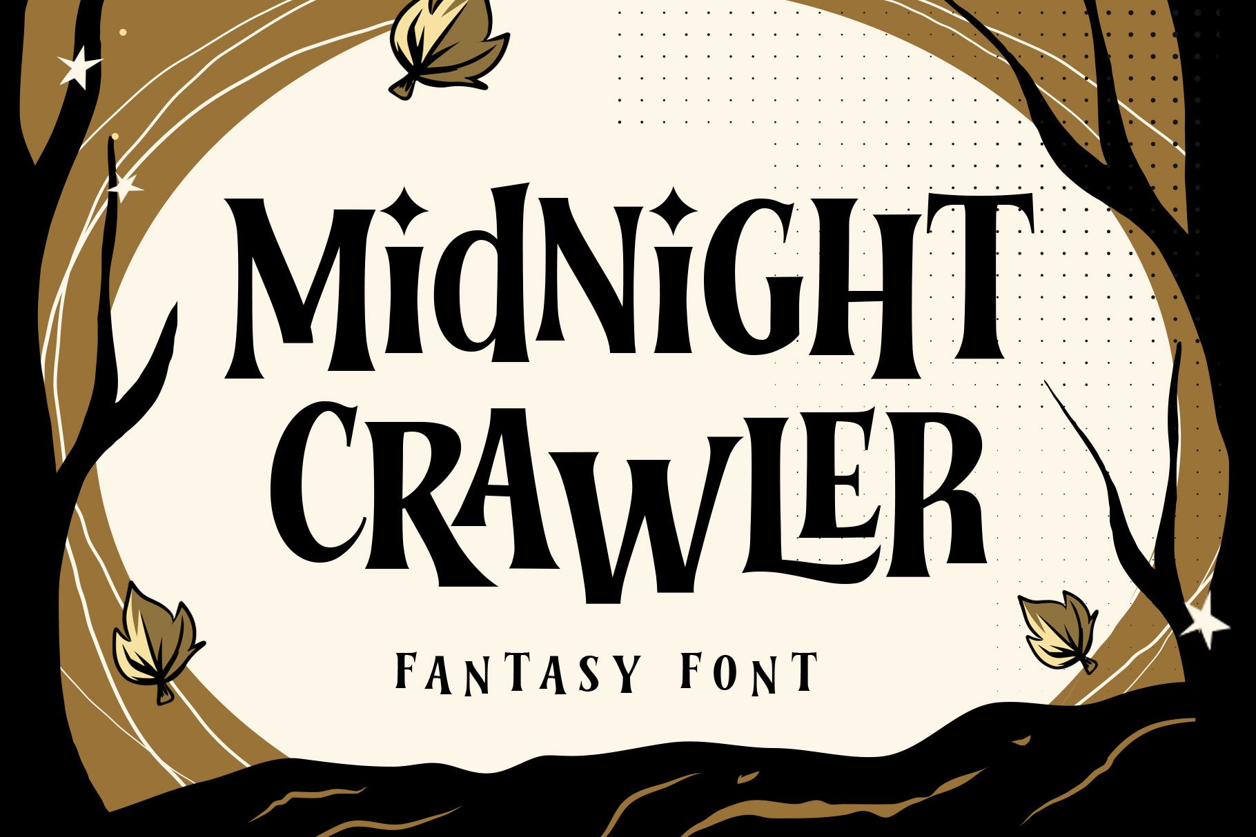 Nightmare Crawler - Horror Font cover image.